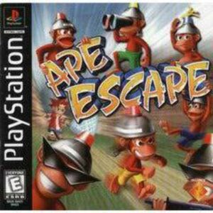 Ape Escape (1999) - Carátula oficial PlayStation